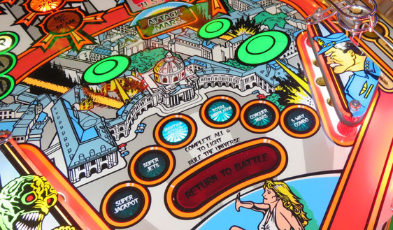 Attack from Mars pinball machine for sale