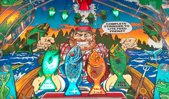 Fish Tales pinball machine for sale